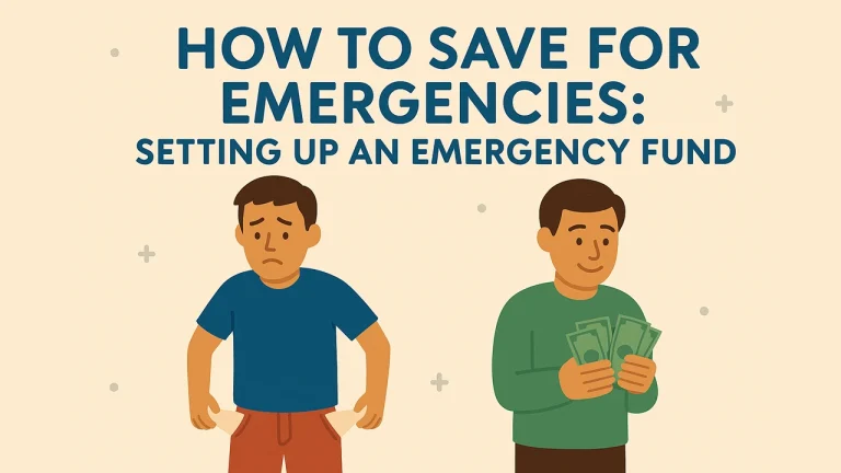 How to Save For Emergencies: Setting Up An Emergency Fund